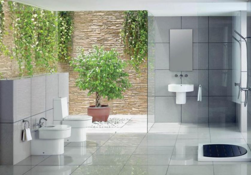 Ceramika Happening: umywalka kosztuje 1336 zł, bidet - 1046 zł. Armatura Loft: bateria bidetowa w cenie 1299 zł, natryskowa