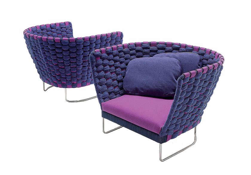 Ami, tapicerka z dzianiny, ręczna robota, Paola Lenti, od 11 500 zł, The Prime.