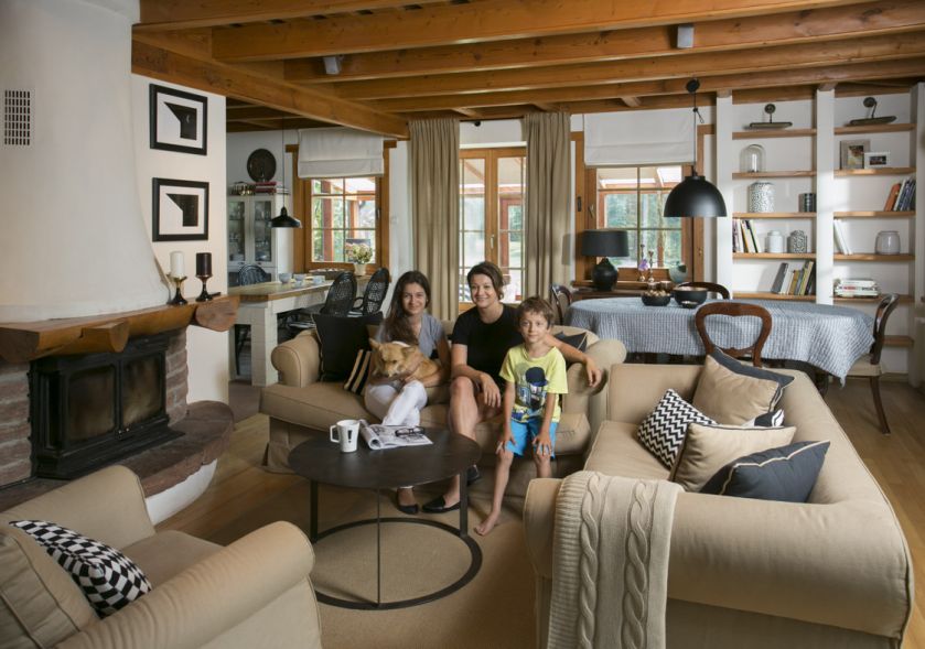 Beata Michalak z córką Dominiką i synem Wojtkiem.