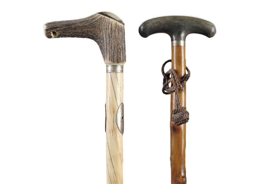 Laski z kości, Niemcy, XIX w. Magiczny kijek