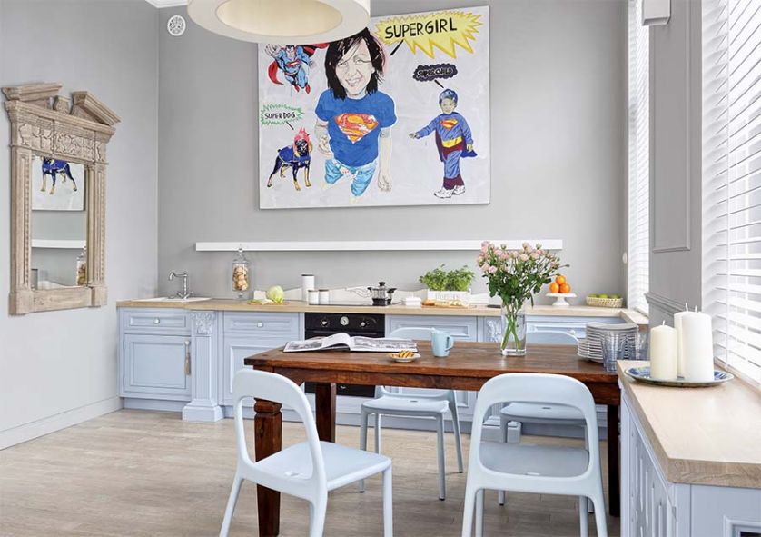 Nad blatem obraz Agnieszki Sandomierz.