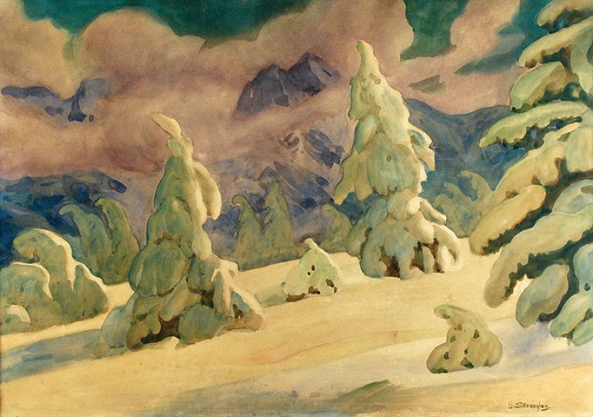 Pejzaż zimowy , Rempex, 168. Aukcja Sztuki Dawnej z 20 kwietnia 2011 r.