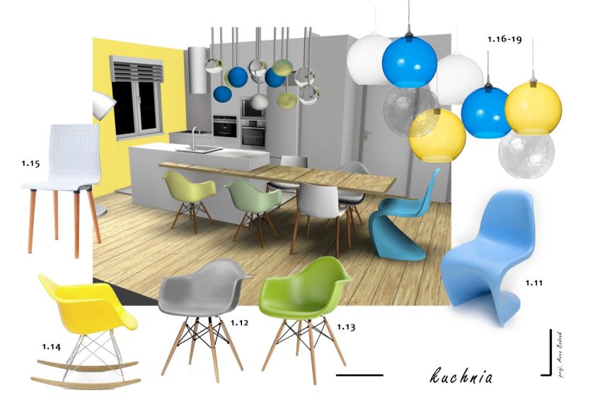 Anna Bodzak - projekt. Poznajcie laureatki kursów projektowania wnętrz Creatora