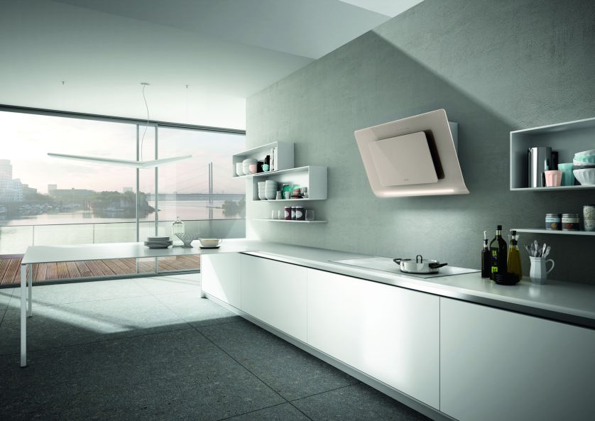 INFINITY ALMOND 80. Wydajny i praktyczny z elegancją zdobi i oczyszcza wnętrze, migdałowy, szer. 80 cm