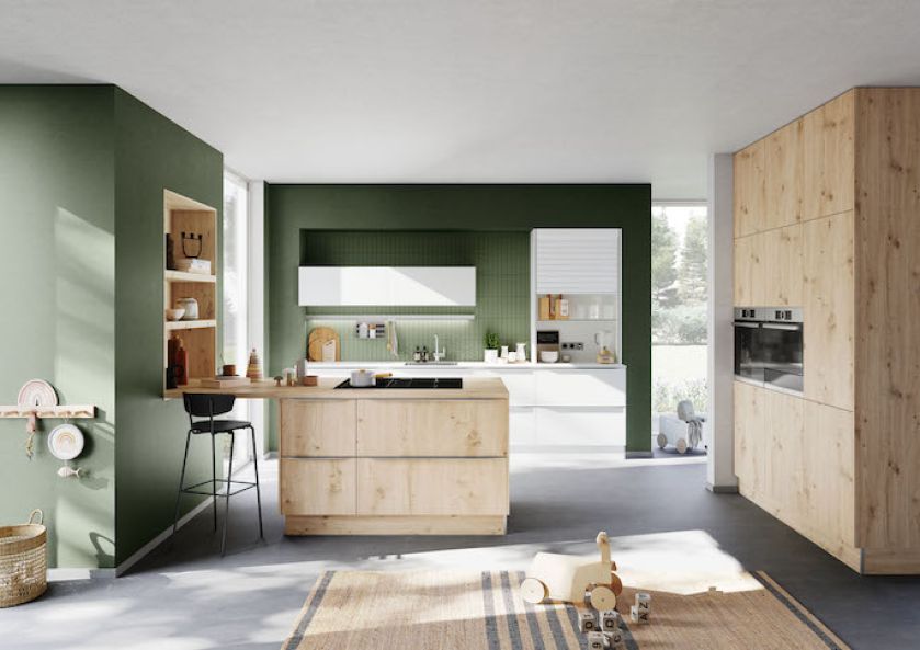 drewniane fronty kuchenne