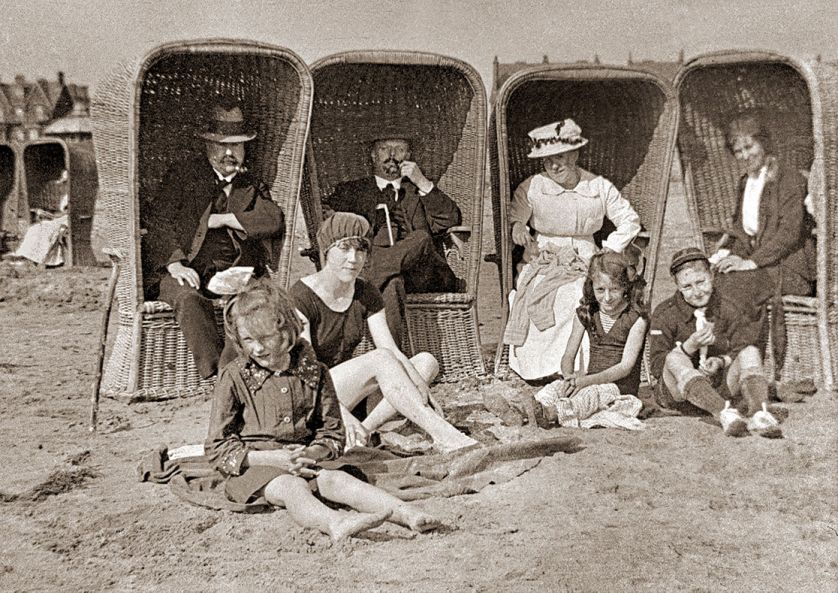 Wakacje w Lytham St Annes, 1905 r. Historia kosza plażowego