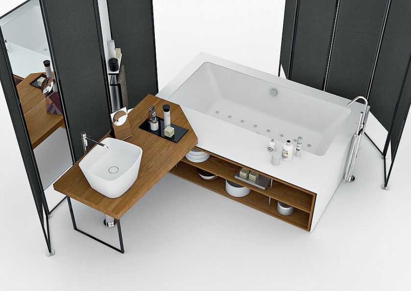 Modne półki i szafki do łazienki