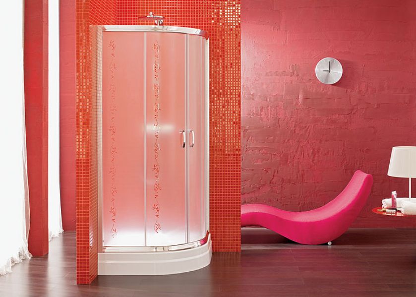 Półokrągła kabina szklana (marka Cersanit), 1045 zł. ROVESE