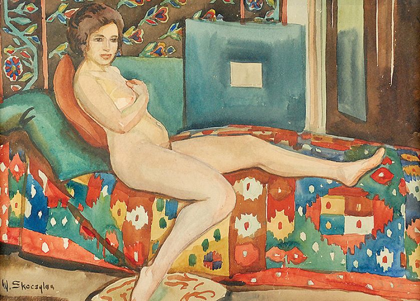 Akt we wnętrzu , Rempex, 174. Aukcja Sztuki Dawnej z 19 października 2011 r.