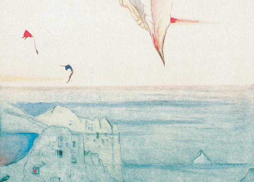 Egea - Zatopione , 1992 r. Graficzne metafory Leszka Rózgi