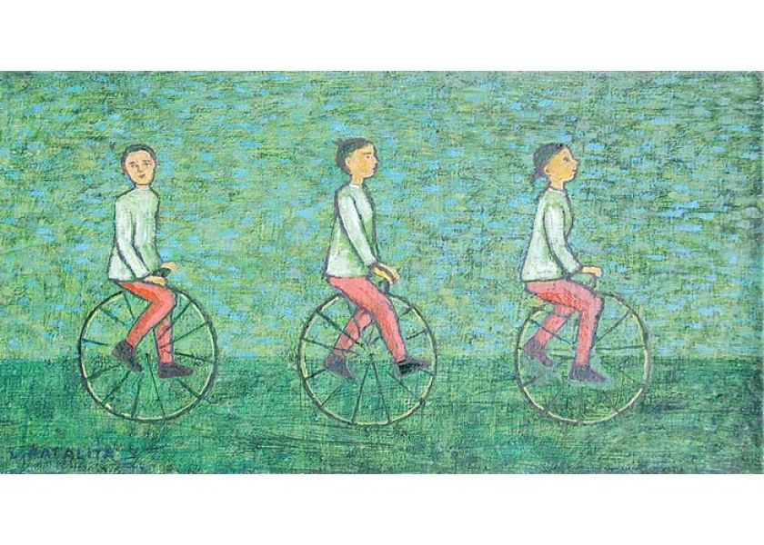 Lucyna Patalita Cykliści , 2004 r. Lucyna Patalita wraca do raju