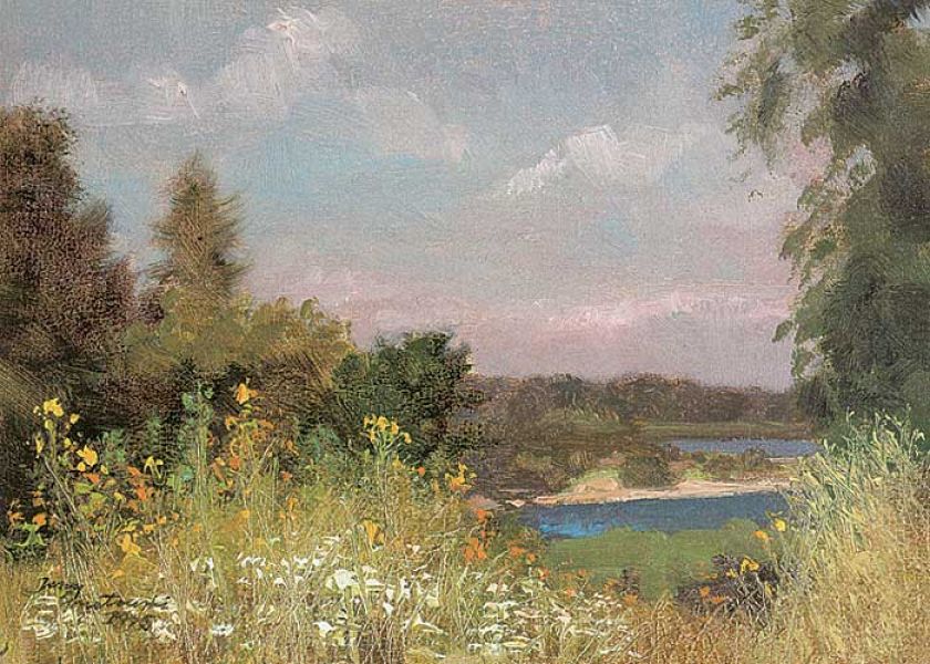 – Maluję w plenerze, bo w pracowni obraz nie ma tej jędrności – przekonuje artysta.