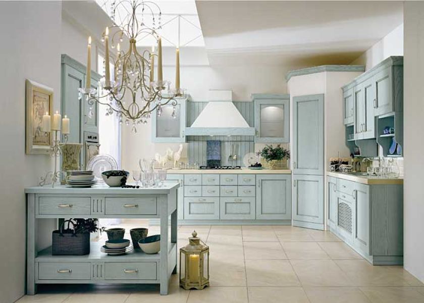 Meble Certosa firmy Stosa z frontami z litego drewna, do wyboru wiele kolorów. ORIGINE ITALIA