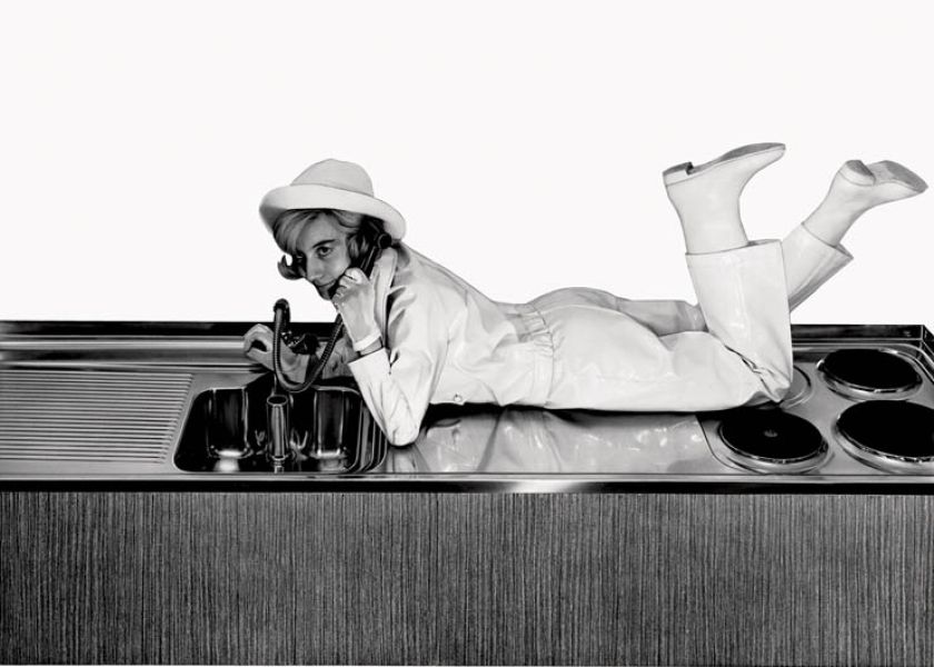 Plakat z lat 50. Franke - historia sukcesu