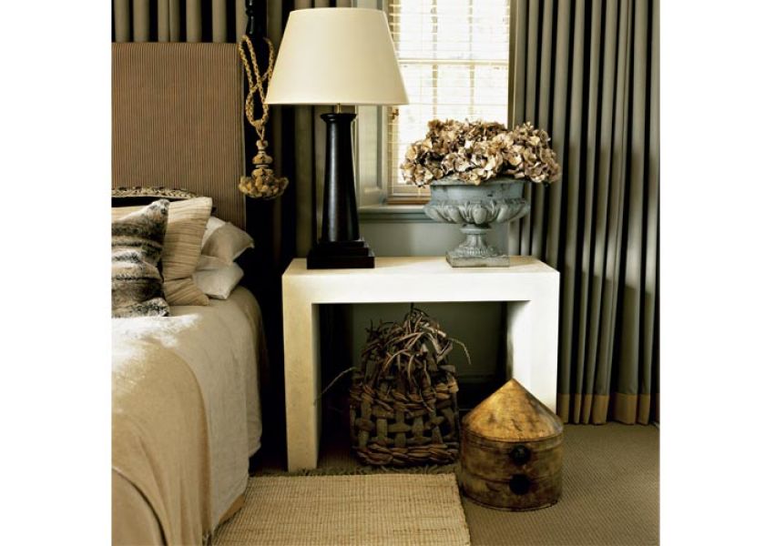 Dom w stylu kolonialnym - sypialnia