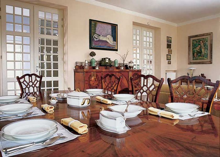 Stół powstał specjalnie na słynną Powszechna Wystawa Krajowa w 1929 roku.