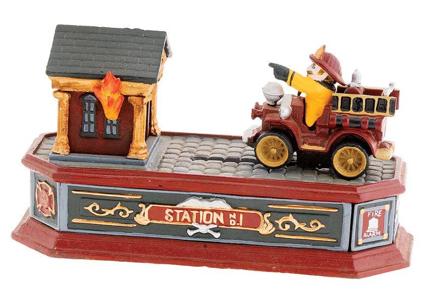 Strażak, koniec XIX w., USA. Grosz do grosza