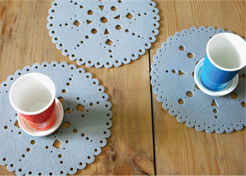 Filcowe podkładki Wycinanka w cenie 28 zł/szt. FOLKOWNIA