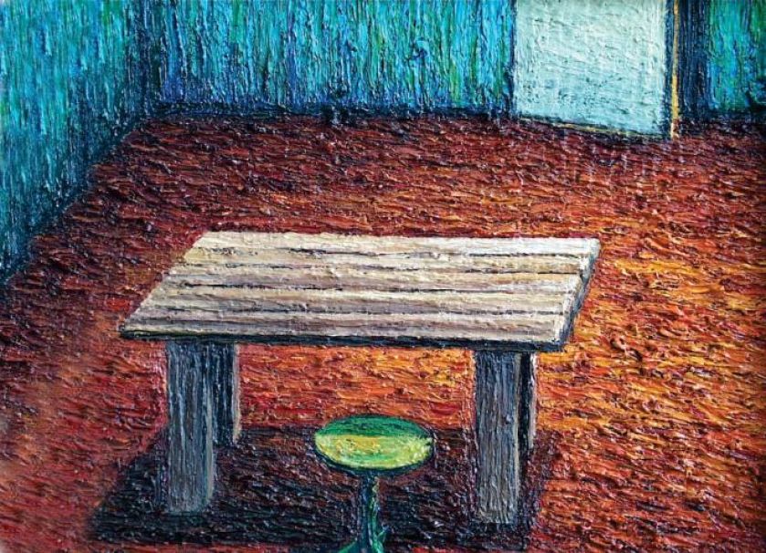 Adam Patrzyk Stół z taboretem. Krajobrazy duszy Adama Patrzyka