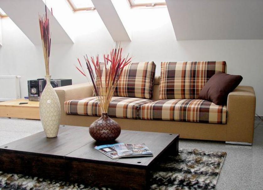 W szkocką kratę – Edimburgo. IKER. Kanapa oswojona