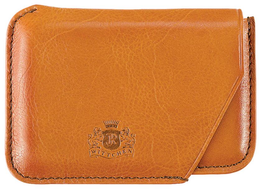 Dwuczęściowe skórzane etui na dwadzieścia wizytówek, WITTCHEN