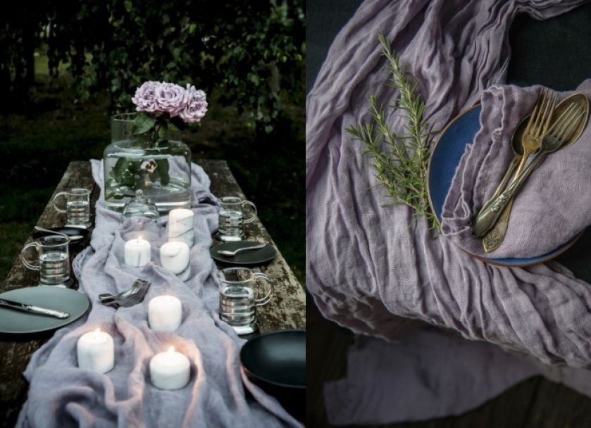 Len jako stylowy dodatek do wnętrza