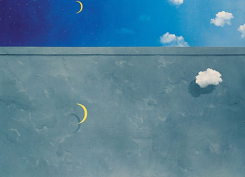 Ulica Rene Magritte a , 1998 r. Cisza wielkiego miasta
