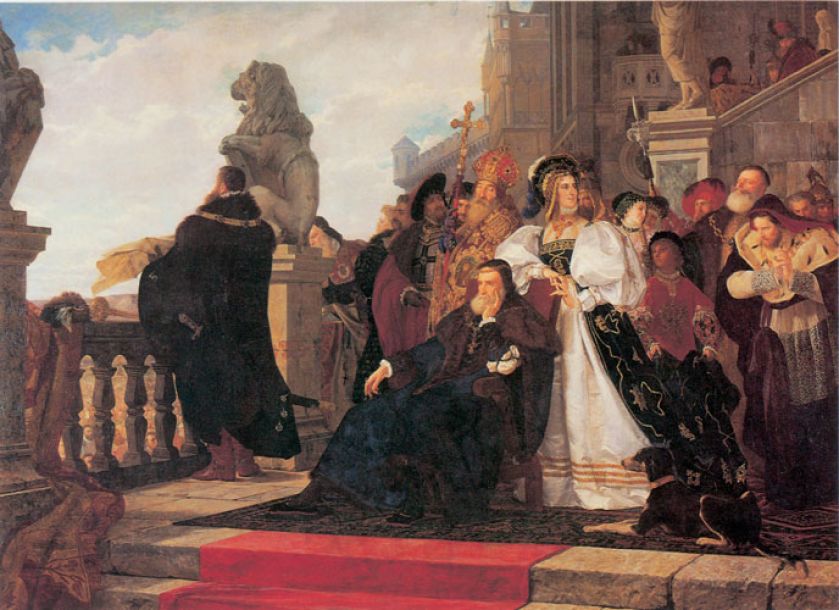 Henryk Rodakowski Wojna kokosza , 1872 r., MN w Warszawie.