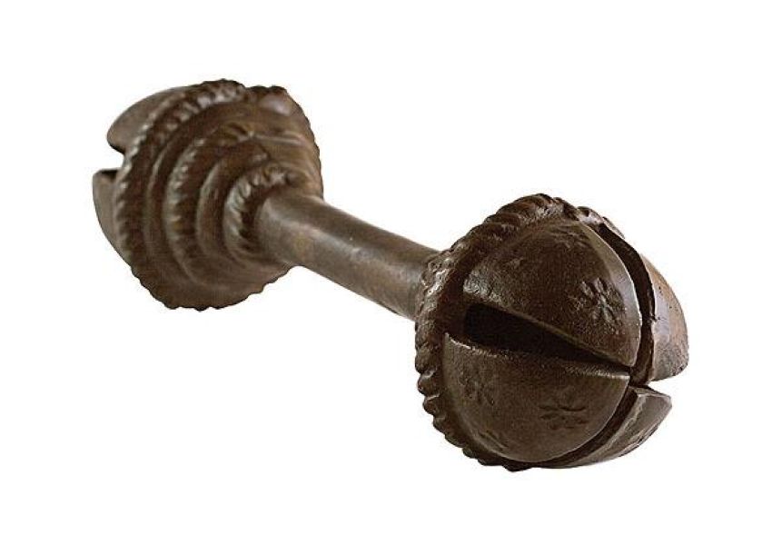 Mosiężna amerykańska grzechotka, 1780 rok