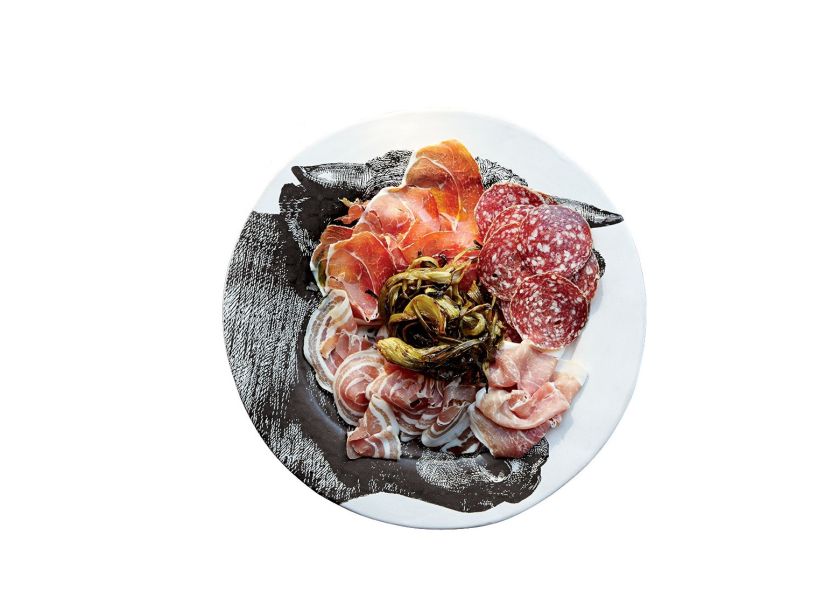 Talerz z farmy Babylonstoren niedaleko Cape Town, babylonstoren.com