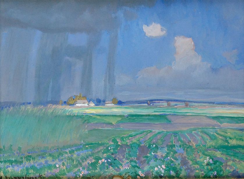 Henryk Szczygliński Ulewa , 1920 r. Henryk Szczygliński - piękny hulaka