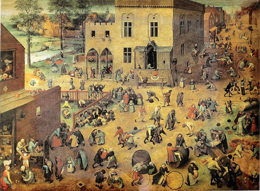 Zabawy dziecięce , 1560 r., Pieter Bruegel Starszy