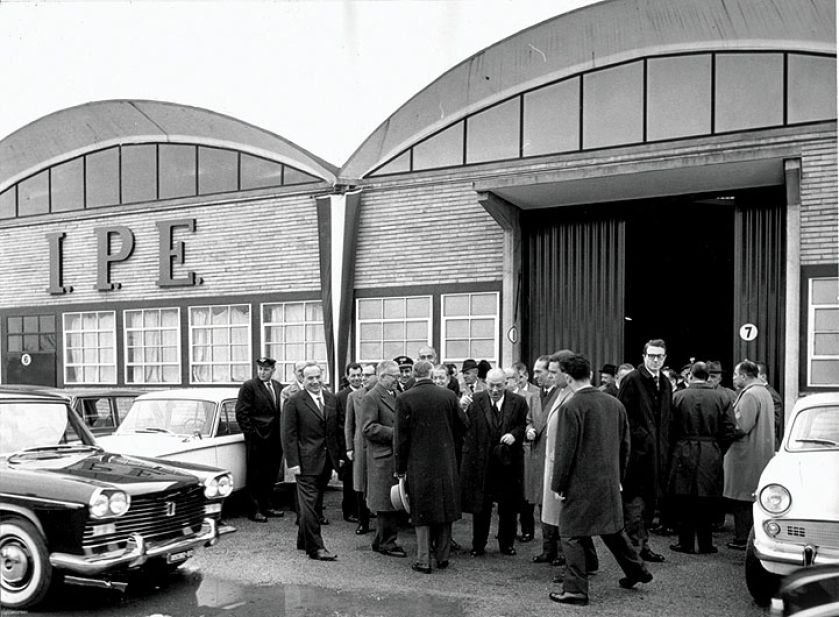 Fabryka Ipe Cavalli pod Bolonią, lata 70.