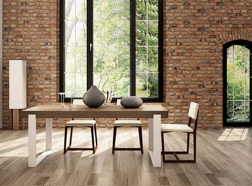 Blat z litego dębu na aluminiowych nogach, stół Frame za 3222 zł. MILONI