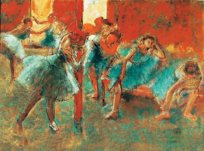Edgar Degas Baletnice w sali prób , 1891 r.