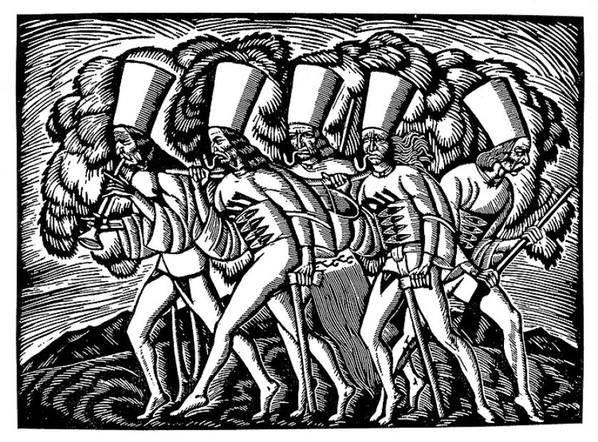 Pochód zbójników , 1919 r., Muzeum Tatrzańskie w Zakopanem