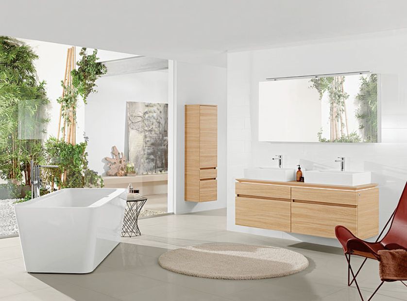 Z Quarylu® (kwarc z akrylem), biała lub grafitowa – ok. 14 000 zł. VILLEROY BOCH