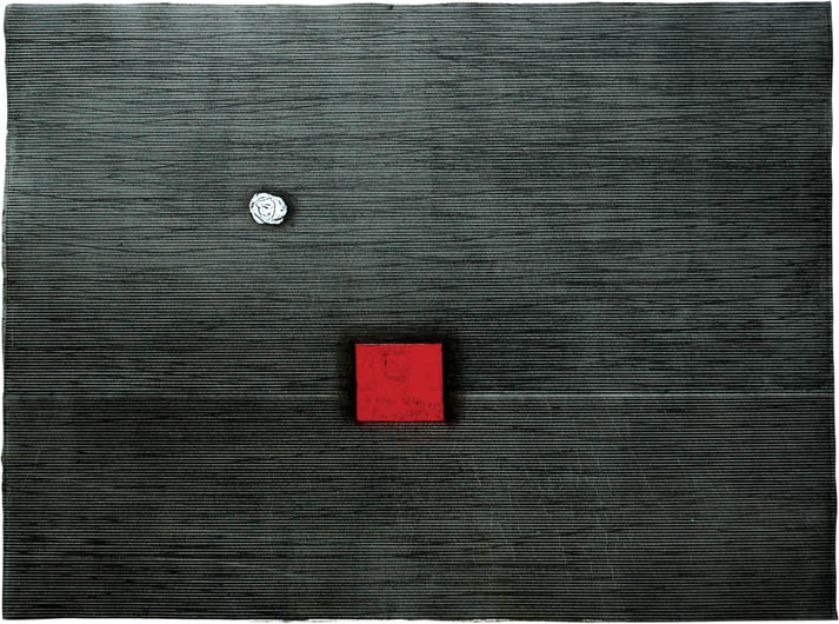 Grafika z cyklu: Miłość w kropki. Poligon graficzny