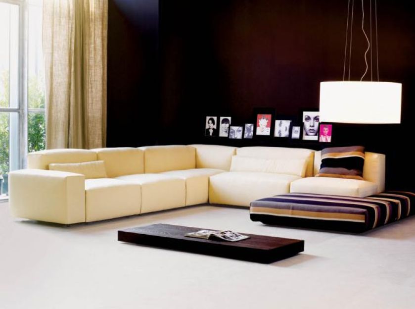 Sofa Forever włoskiej firmy Vibieffe zrobiona z pojedynczych elementów, które można dowolnie zestawiać. VIBIEFFE