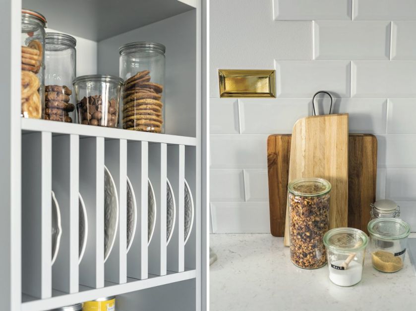 Trochę stylu francuskiego, trochę vintage, całość podkreślona złotymi akcentami i bardzo kobieca. Kasia zajmuje się