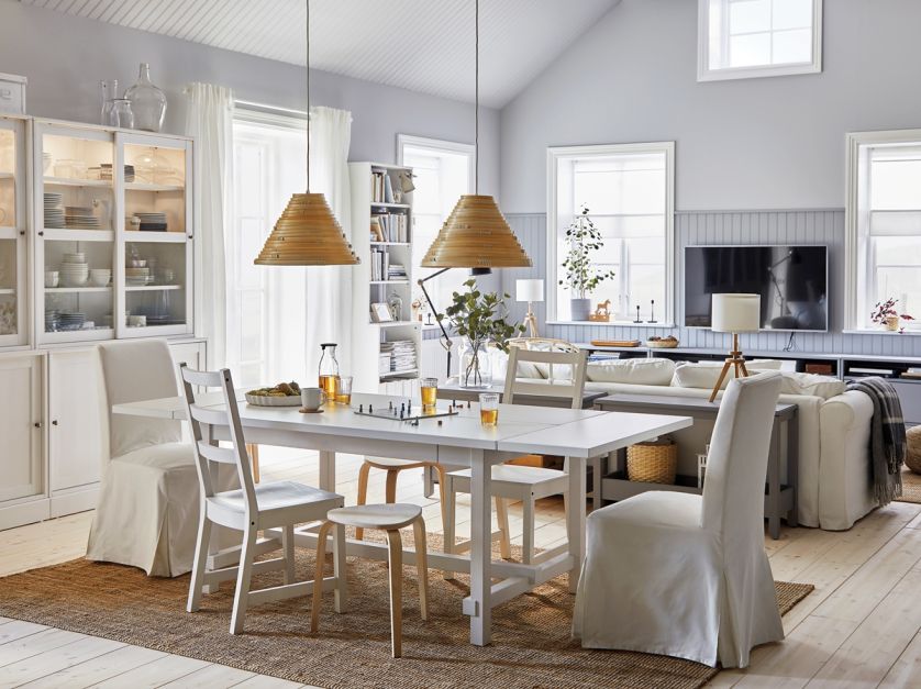 prostokątny rozkładany stół