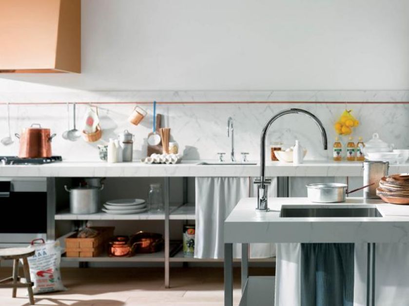 Chromowana armatura Tara. Cena – 1650 zł. Dornbracht