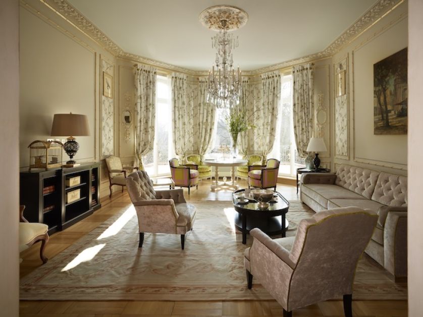 Francuski salon w kolorze