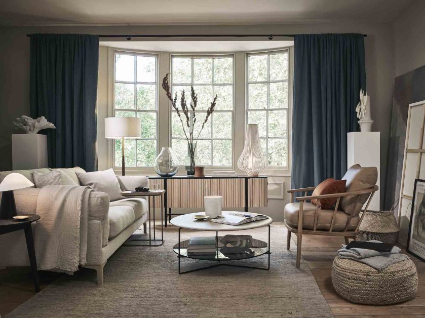 szary salon jakie zasłony