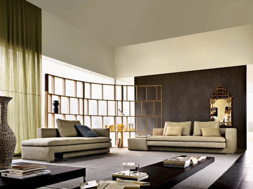 Ażurowy regał na książki z kolekcji AtHome. MOLTENI