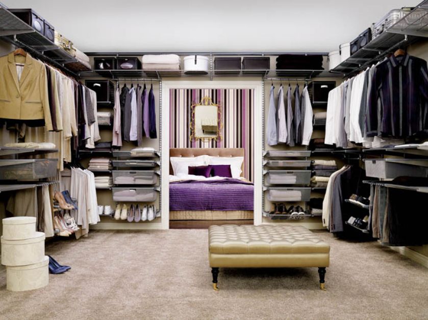 Classic w kolorze platyny. ELFA. Wytworna szafa