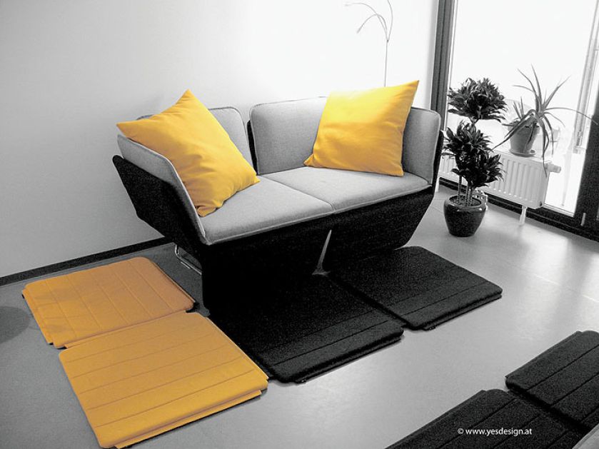 Kształty przypominają origami. Ceny – od 2290 zł. NOTI