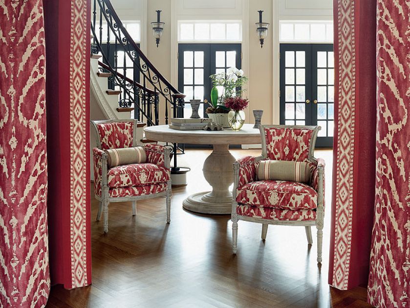 Tkanina z kolekcji Travers za 760 zł/m. Zimmer+Rohde. DECOON