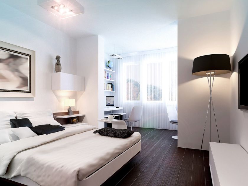 Biała sypialnia - meble, dodatki, aranżacje