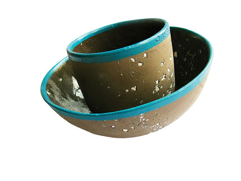 Ceramiczne miseczki i kubki z porcelaną Rustica, MOSKO/Pakamera, pakamera.pl